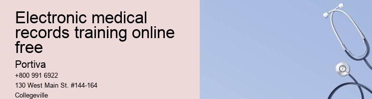 electronic medical records training online free