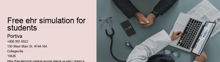 free ehr simulation for students