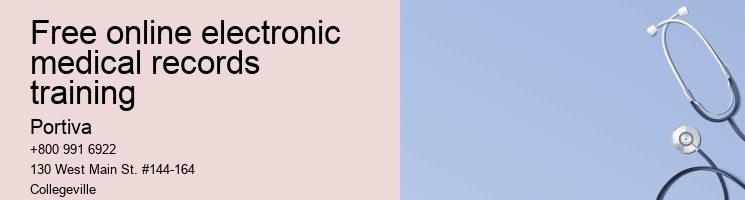 free online electronic medical records training