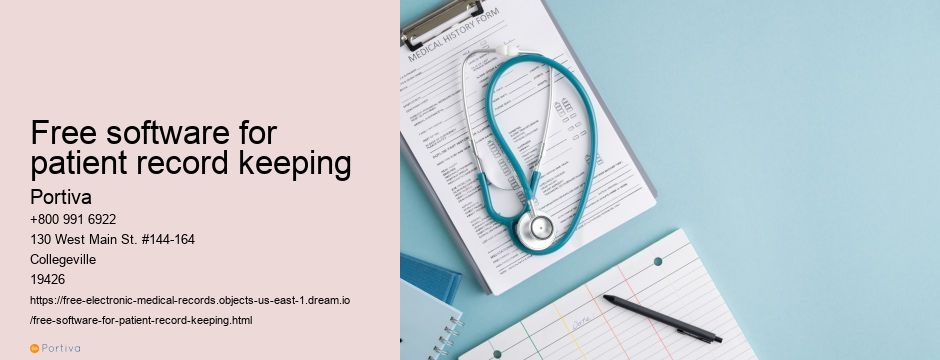 free software for patient record keeping